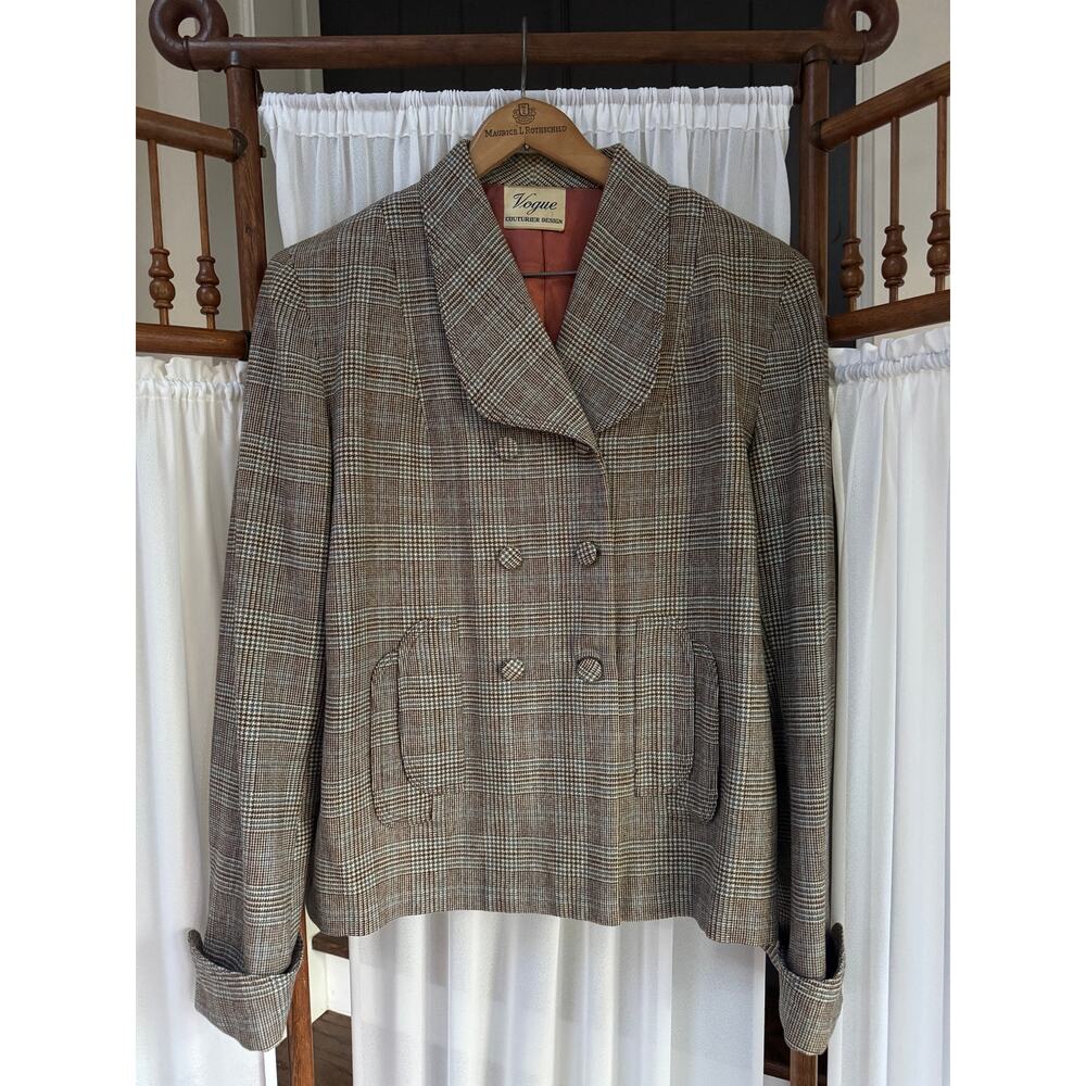 Vintage 1940s-50s Vogue Couturier Wool Blazer
